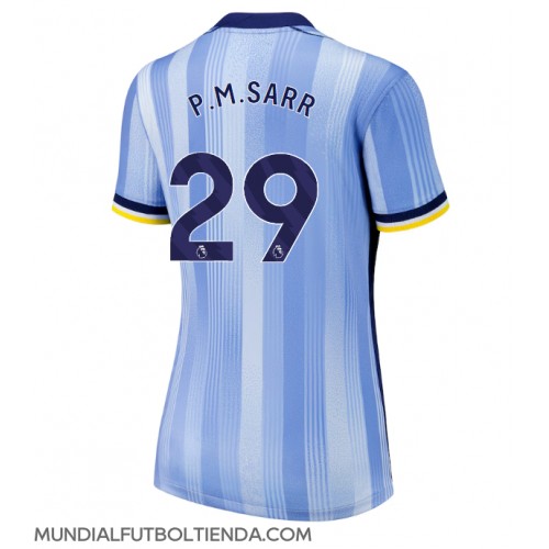 Camiseta Tottenham Hotspur Pape Matar Sarr #29 Segunda Equipación Replica 2024-25 para mujer mangas cortas